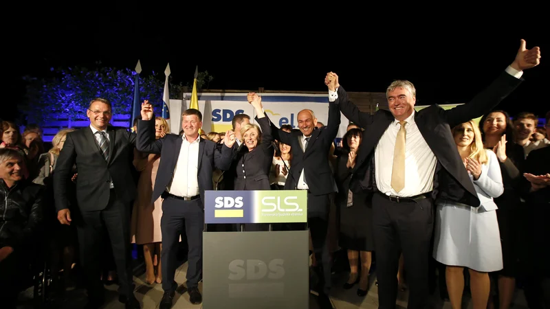 Na listi SDS tokrat ne bo Franca Bogoviča iz SLS, vrh kandidatne liste stranke pa naj bi spet zasedla dosedanja evropska poslanca, Milan Zver in Romana Tomc. FOTO: Matej Družnik/Delo