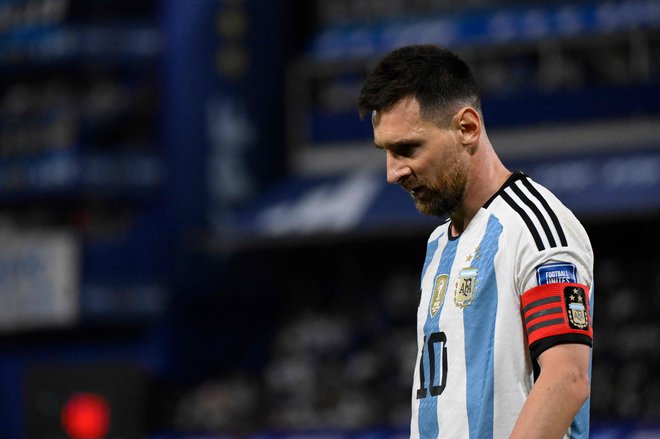 Lionel Messi je doživel poraz. FOTO: Luis Robayo/AFP