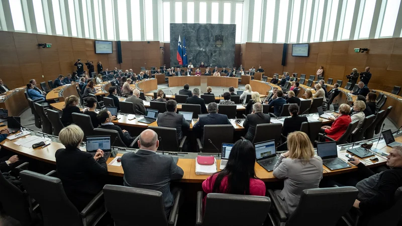 Fotografija: Državni zbor jutri začenja sklepno razpravo o državnih proračunih. FOTO: Črt Piksi