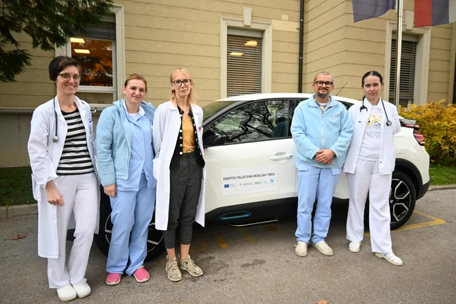 Če bodo v mobilnem timu dobili nov kader, bodo dejavnost mobilne paliativne enote še razširili. Potreb je res veliko. FOTO: Onkološki Inštitut