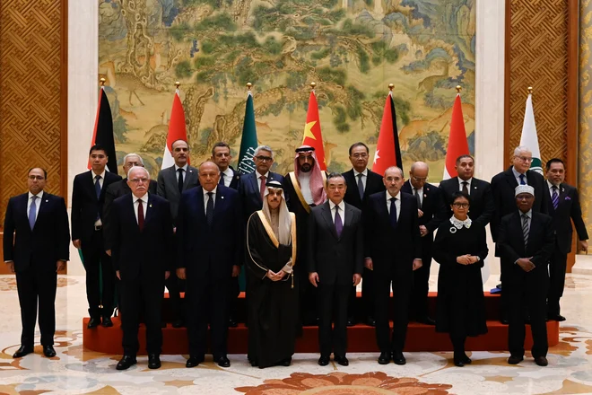 Diplomati arabskih in muslimanskih držav so obiskal Peking. FOTO: Pedro Pardo/AFP