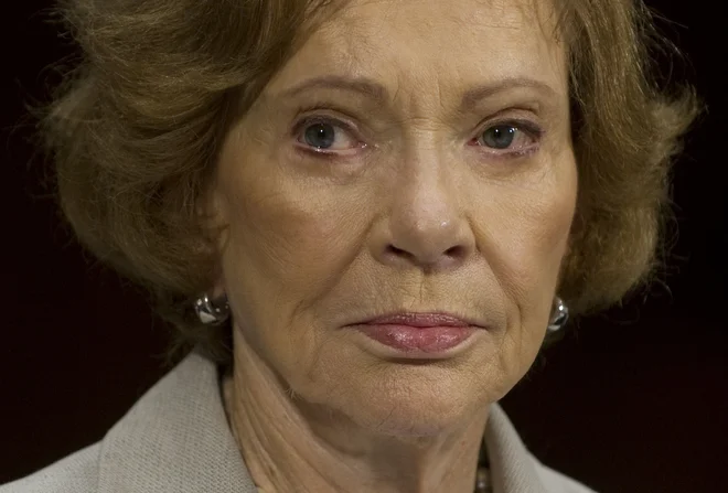 Ves čas moževe politične kariere se je Rosalynn Carter posvečala ozaveščanju o duševnem zdravju. FOTO: Saul Loeb/AFP
