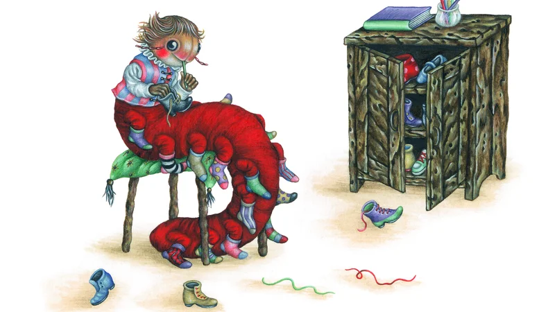 Fotografija: Pomembno vlogo v slikanici ima odnos med staršem in otrokom. Ilustracija: Hana Stupica