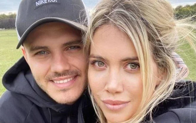 Mauro Icardi in Wanda Nara imata burno ljubezenesko življenje, a bosta drugo leto slavila že okrogli poročni jubilej. FOTO: Instagram 