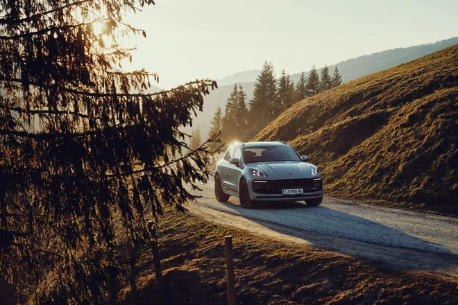 Vzpon na Pavličevo sedlo ponuja obilico vozniških preizkušenj, na vrhu pa se odprejo čudoviti razgledi. FOTO: Porsche Center Ljubljana