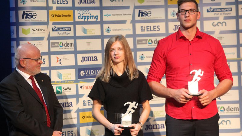 Fotografija: Tina Šutej in Kristjan Čeh sta bila najboljša v sezoni. FOTO: Mavric Pivk