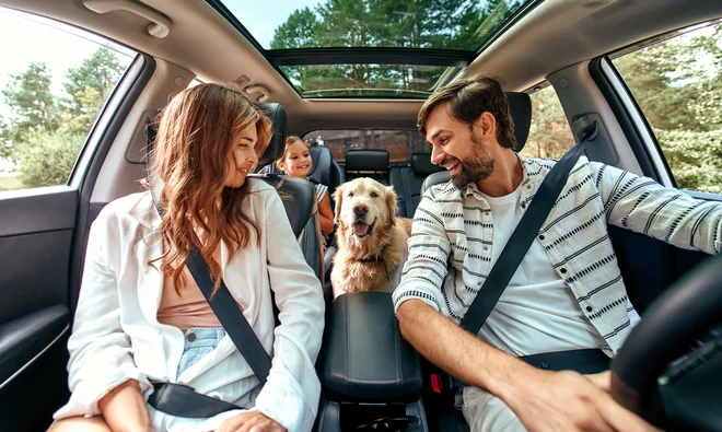 Danes si ob količini prtljage, ki jo na dopust vzame povprečna družina, potovanja z mini avtomobilom skorajda ne moremo predstavljati. FOTO: Shutterstock