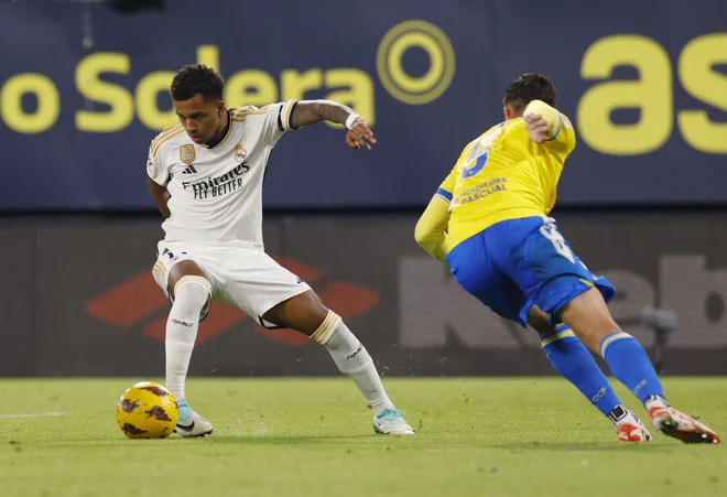 Rodrygo je bil neustavljiv. FOTO: Marcelo Del Pozo/Reuters