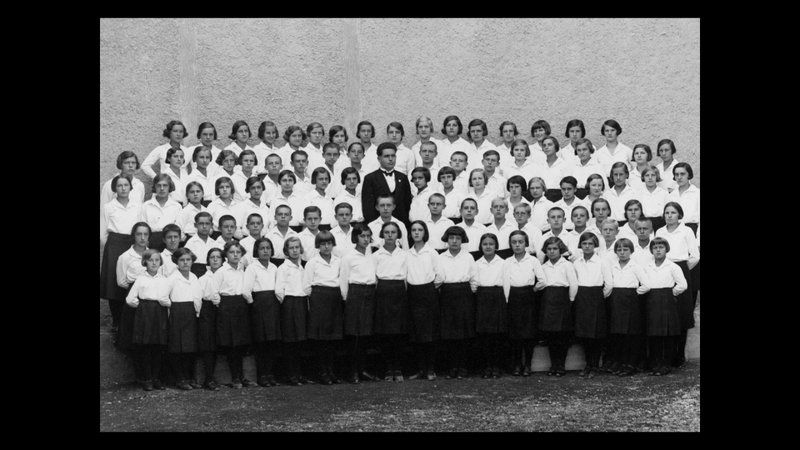 Fotografija: Trboveljski slavček je bil leta 1936 izbran za najboljši zbor v Evropi, celo boljši od Dunajskih dečkov. Foto TVS