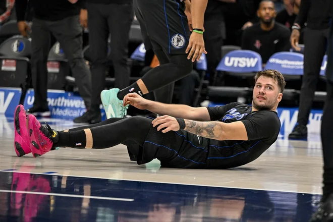 Luka Dončić je bil znova Luka »Magic«. FOTO: Jerome Miron/Usa Today Sports Via Reuters Con