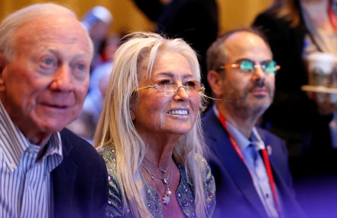 Miriam Adelson oktobra letos na republikanskem zborovanju. FOTO: Steve Marcus/Reuters