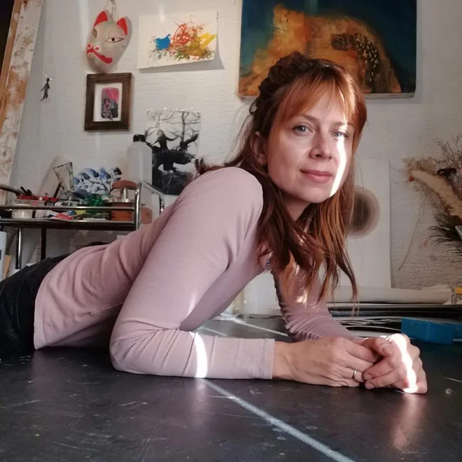 »Skozi umetnost se učiš, zdraviš, rasteš in se osvobajaš,« verjame Vesna. FOTO: osebni arhiv