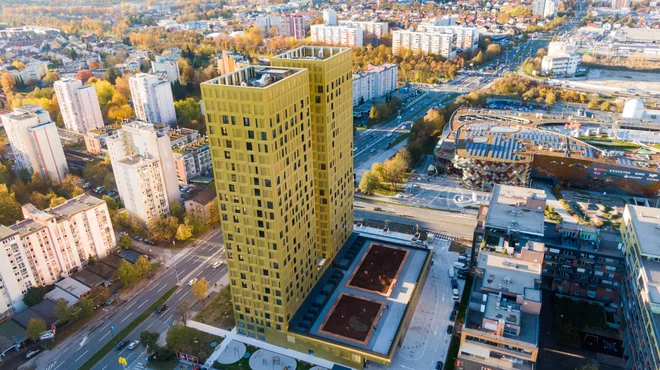 V Spektri lahko ambiciozni posamezniki uživajo v izjemnih bivalnih izkušnjah s panoramskim pogledom. FOTO: Spektra 