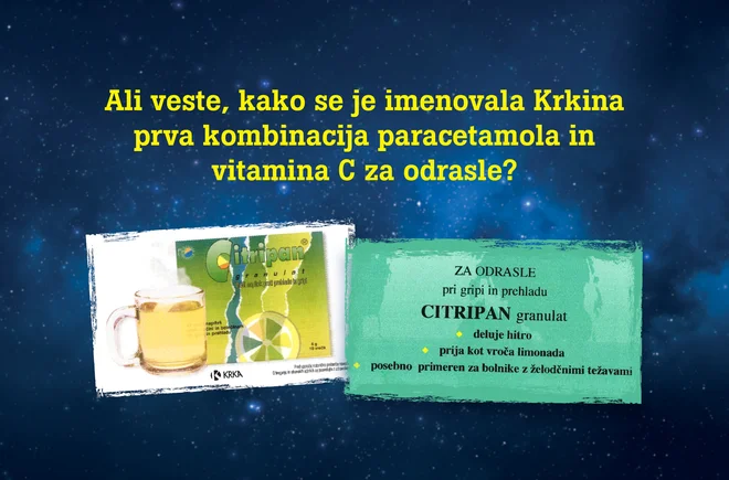 Se morda spomnite, kako se je imenovala čisto prva različica tega zdravila? FOTO: Krka