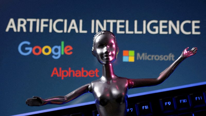Fotografija: Umetna inteligenca je glavno področje, v katero investirajo tehnološki velikani. FOTO: Dado Ruvić/Reuters
