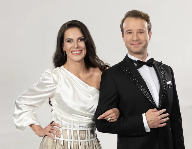 Nik Škrlec in Ula Furlan Foto Željko Stevanić/TVS