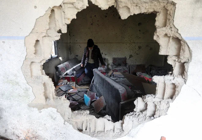 Naselja na jugu Libanona so bila v zadnjih tednih že večrat tarča izraelskih napadov. FOTO: Aziz Taher/Reuters
