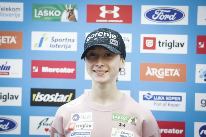 Nika Prevc je bila najvišje uvrščena Slovenka. FOTO: Jože Suhadolnik