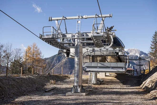 Šestsedežnica na Veliki Planini FOTO: Klemen Razinger