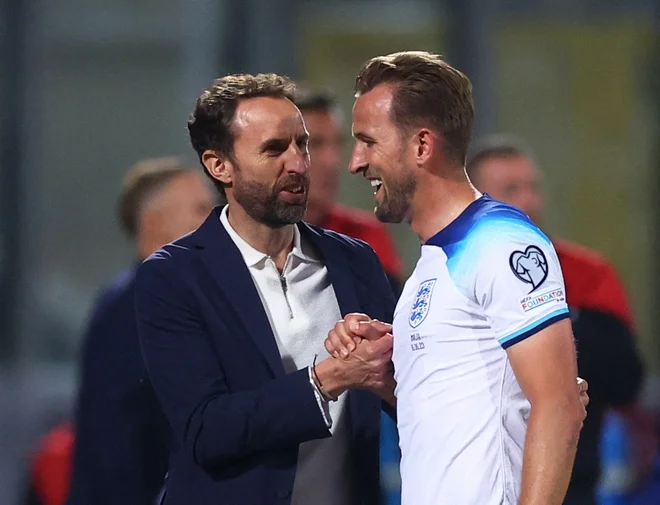 Selektor Gareth Southgate in kapetan Anglije sta že stara znanca Slovencev. FOTO: Lee Smith/Action Images Via Reuters