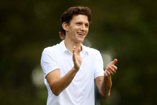 Igralec Tom Holland, znan po franšizi Spider-Man, je poskrbel za Oxfordovo besedo leta. FOTO: Paul Childs/Action Images via Reuters