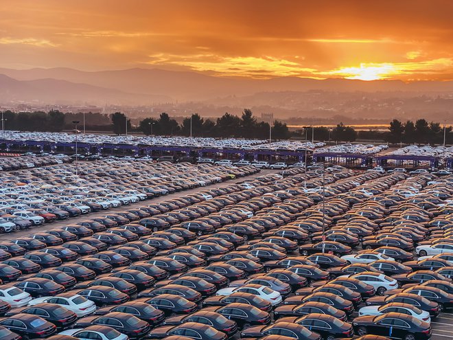 Lani je šlo skozi Koper 801.000 avtov, letos jih bo blizu 900.000. FOTO: Kristjan Stojaković