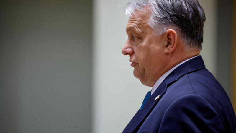 Fotografija: Konec tedna je Viktor Orbán razglasil, da predlog evropske komisije o začetku pristopnih pogajanj z Ukrajino ni skladen z interesi več držav, tudi Madžarske. FOTO: Johanna Geron/Reuters