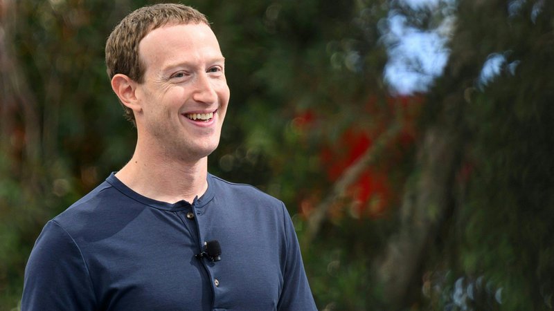 Fotografija: Meta bo pod vodstvom Marka Zuckerberga svoje omrežje threads pripeljala tudi v Evropo. FOTO: Josh Edelson/Afp