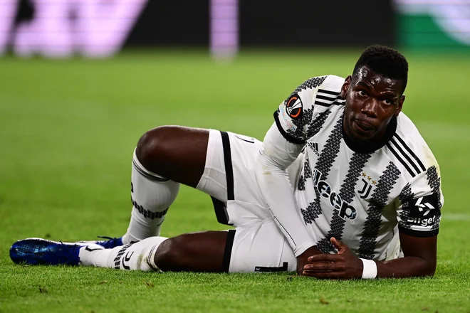 Paul Pogba bi v primeru daljše kazni lahko tudi končal nogometno kariero na najvišji ravni. FOTO: Marco Bertorello/AFP