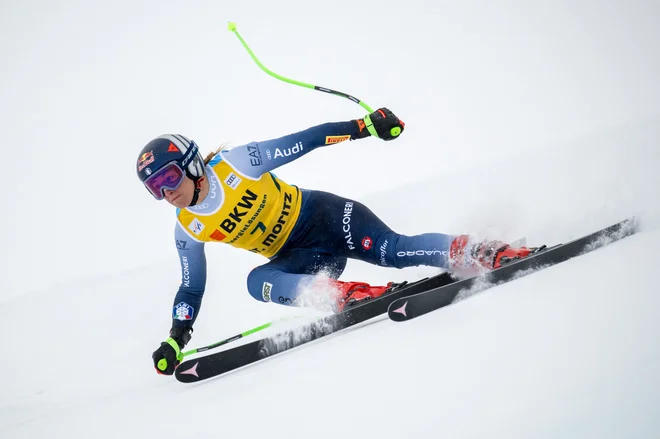 Sofia Goggia je vrgla rokavico tekmicam. FOTO: Fabrice Coffrini/AFP