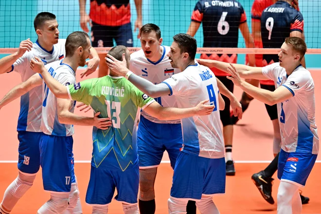 Slovenci bodo gostili zadnji turnir lige narodov. FOTO: Kazuhiro Nogi/AFP