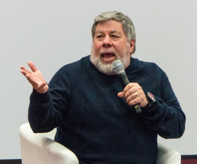 Srb, ki živi v ZDA, Steve Wozniak, soustanovitelj ikonične računalniške družbe Apple. FOTO: Matjaž Ropret