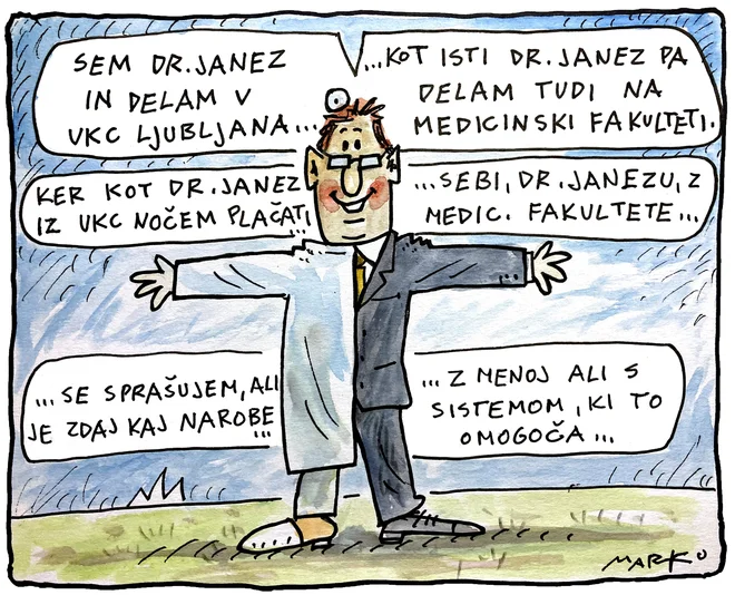KARIKATURA: Marko kočevar