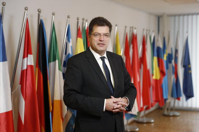 Evropski komisar Janez Lenarčič. FOTO: Leon Vidic/Delo
