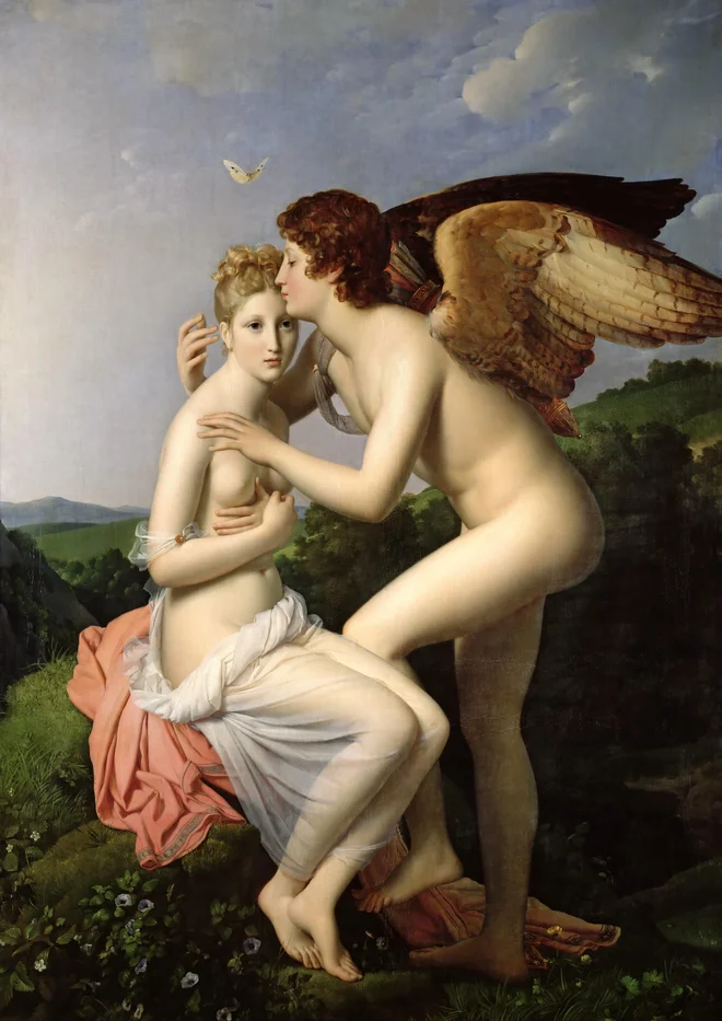 François Gérard: Kupid in Psiha, 1793, Louvre