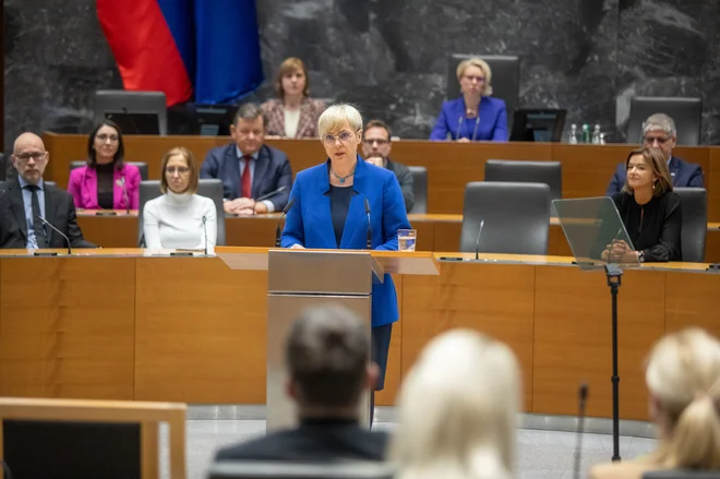 V slovenski globoko polarizirani politični skupnosti je predsednica republike iskala predvsem povezovalne točke, razlike je minimizirala in jih puščala ob strani. FOTO: Voranc Vogel/Delo