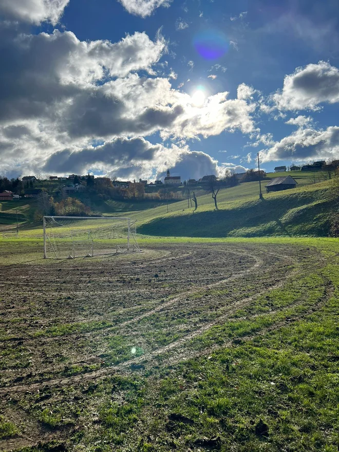 Igrišče je neuporabno. FOTO: NK Šentjur