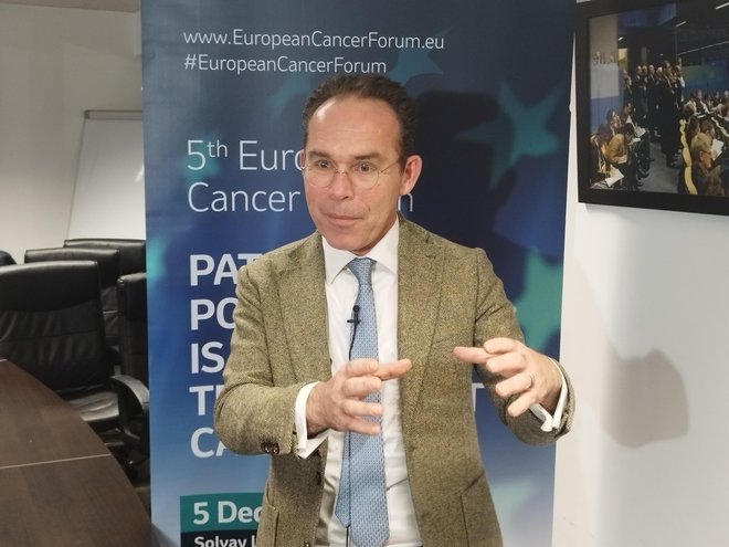 Alexander Roediger, vodja globalne politike na področju onkologije pri družbi MSD. Foto Brigite Ferlič Žgajnar