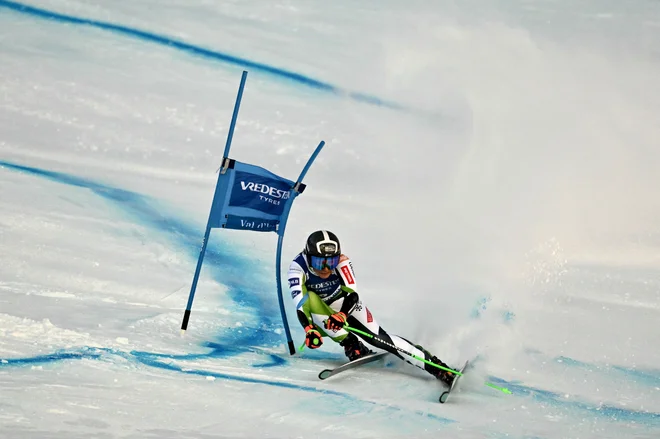Ilka Štuhec je prismučala do novih točk za svetovni pokal. FOTO: Jeff Pachoud/AFP