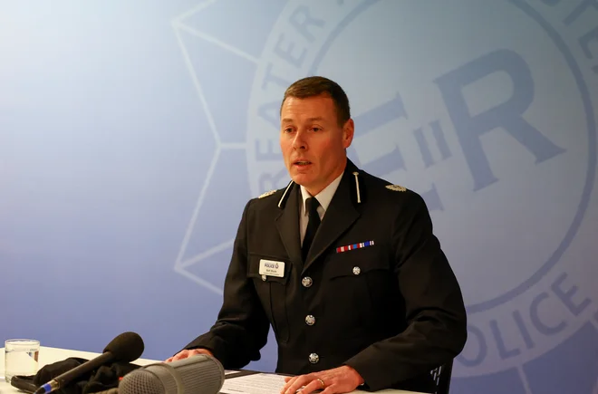 »Veseli smo, da se je Alex po vsem tem času spet videl z najbližjimi,« je na tiskovni konferenci dejal Matt Boyle, pomočnik načelnika policije v Manchestru. FOTO: Molly Darlington/Reuters