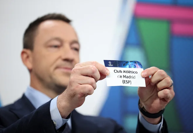 Nekdanji angleški reprezentant John Terry je v osmini finala lige prvakov izžrebal Atletico Madrid. FOTO: Pierre Albouy/Reuters
