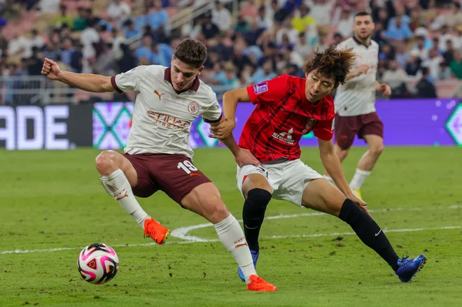 Manchester City proti slovitim Brazilcem ne bo imel lahkega dela. FOTO: Giuseppe Cacace/AFP
