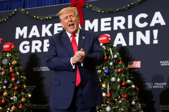 Trump po prepričanju koloradskih sodnikov ni dovolj obsodil ter preprečil vdora v kongres med potrjevanjem Bidnove elektorske zmage 6. januarja 2021. FOTO: Scott Morgan/Reuters