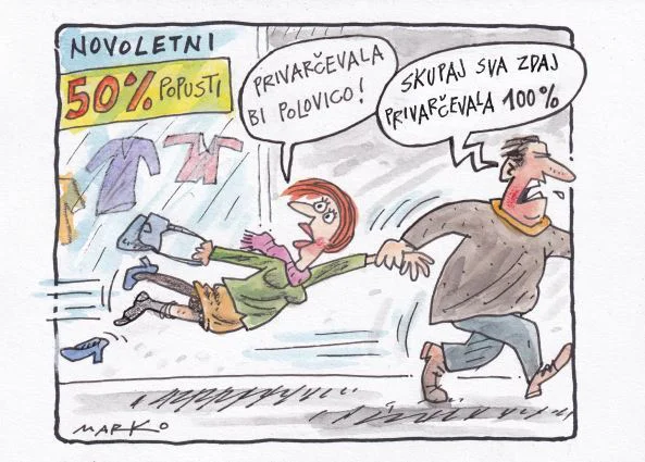 KARIKATURA; Marko Kočevar