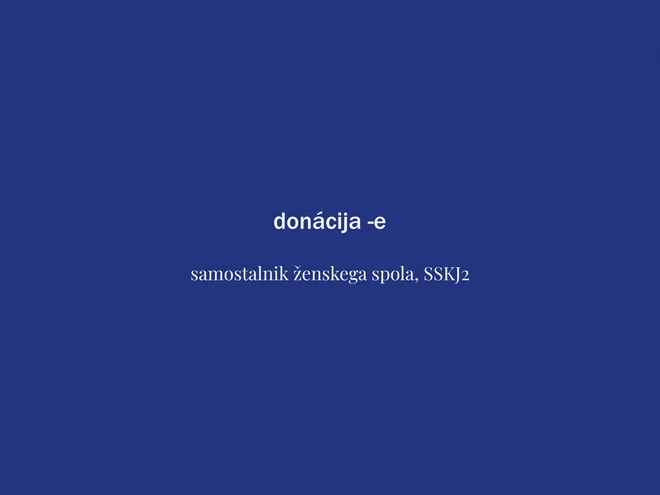Beseda tedna je donacija. FOTO: Delo
