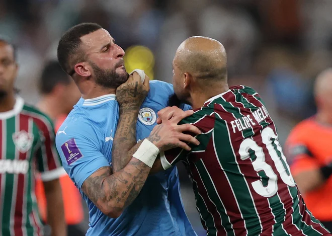 Po tekmi so bile strasti zelo razgrete, v glavni vlogi pa (kot že tolikokrat) Felipe Melo. FOTO: Reuters