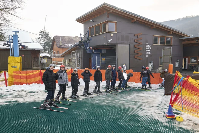 Mesto Dunaj in Dunajska smučarska zveza sta se za letošnjo zimo odločila zagnati projekt Wiener Skiwiesn (Dunajski smučarski travniki). Fotografiji Markus Wache