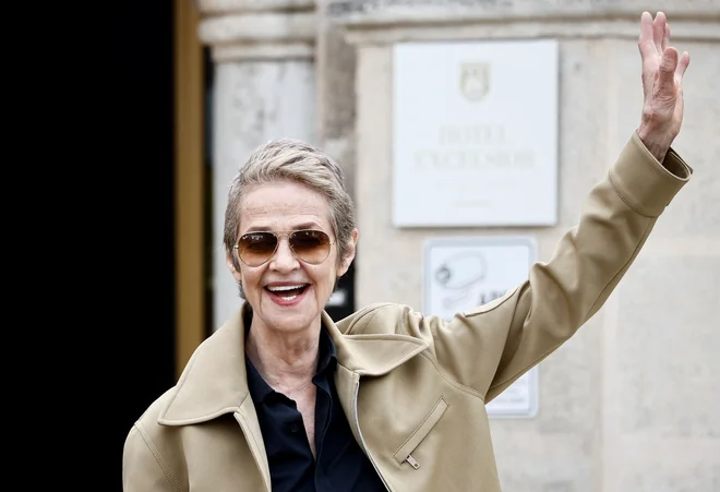 Med podpisniki pisma v podporo Gerardu Depardieuju je tudi britanska igralka Charlotte Rampling. FOTO: Yara Nardi/Reuters