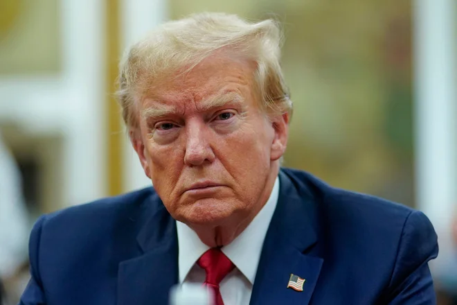 Nekdanji ameriški predsednik Donald Trump. FOTO: Eduardo Munoz Alvarez/AFP