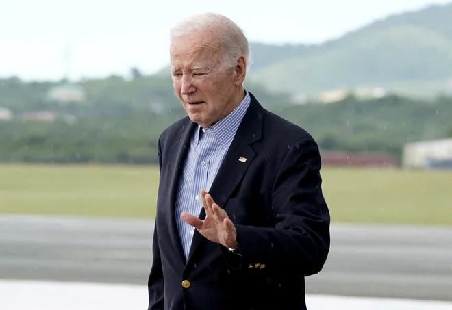 Ameriški predsednik Joe Biden. FOTO: Elizabeth Frantz/Reuters